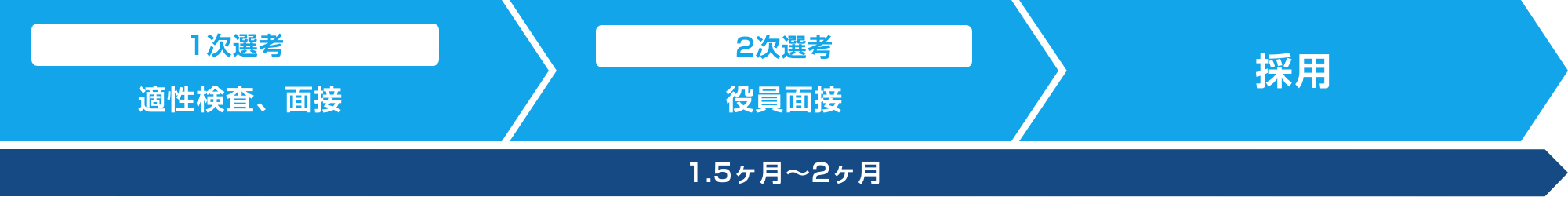 採用スケジュール