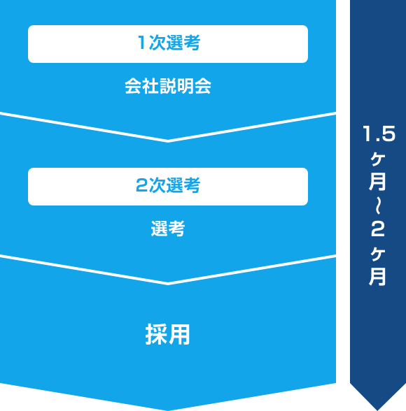 採用スケジュール