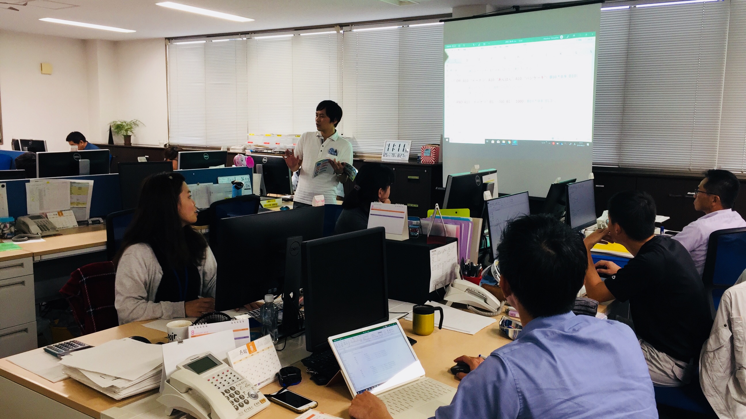 Excel研修を行っています！