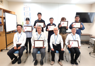 永年勤続表彰式